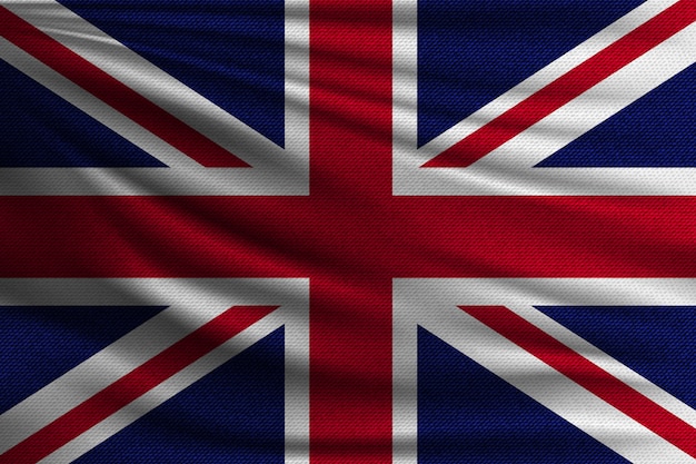 Download The national flag of great britain. | Premium Vector