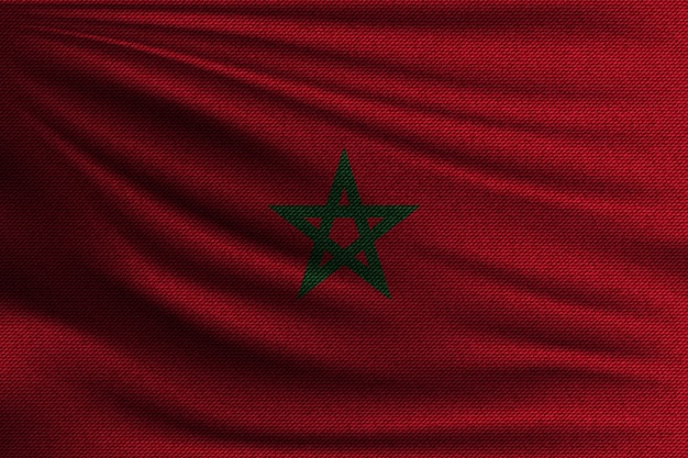 Download The national flag of morocco. Vector | Premium Download