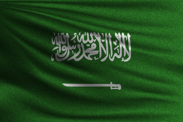 Download The national flag of saudi arabia. Vector | Premium Download