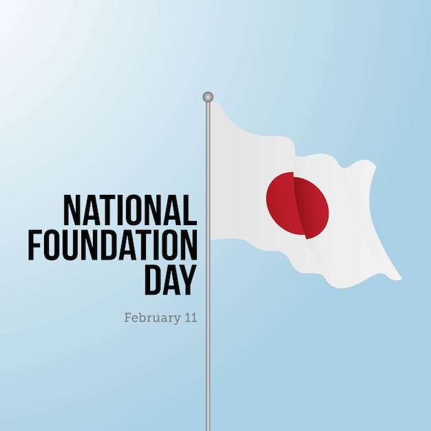 Premium Vector National foundation day