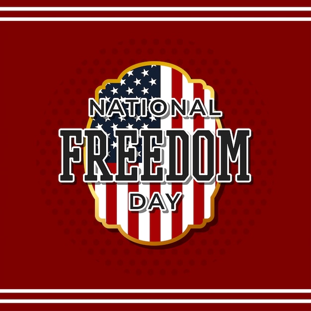 Premium Vector National Freedom Day Illustration