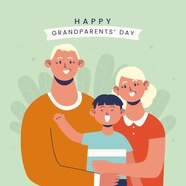 Free Vector National Grandparents Day Event