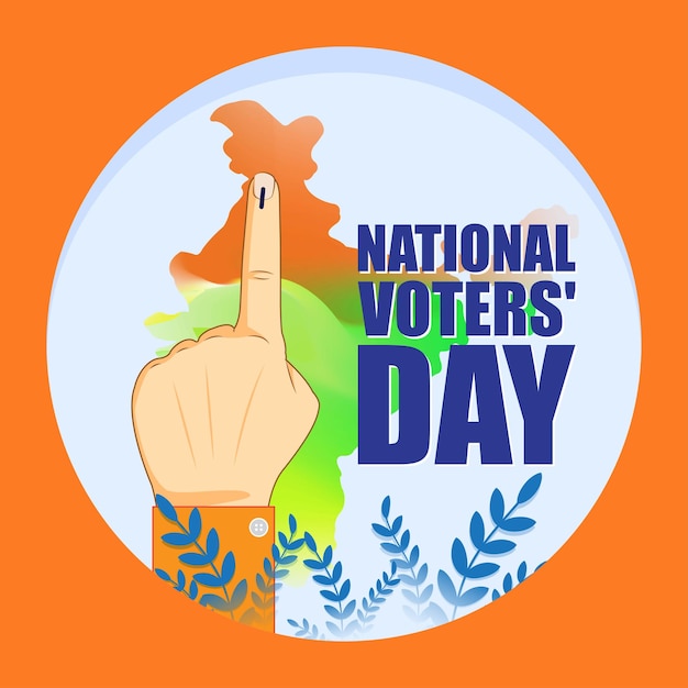 Premium Vector National voters day vector illustration