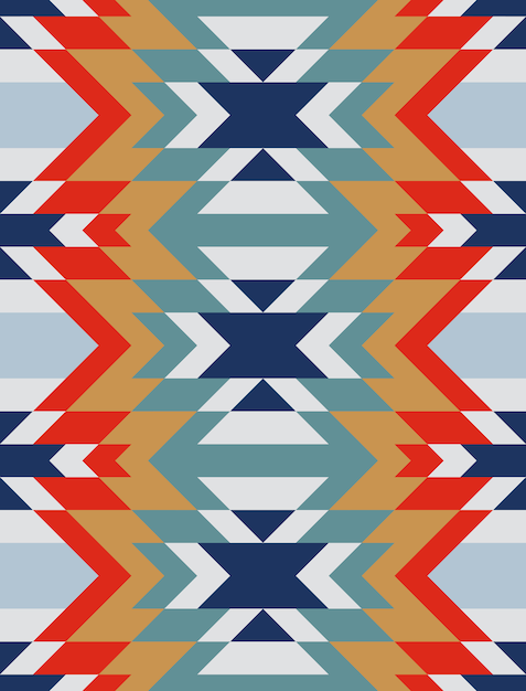 ネイティブアメリカンインディアンの飾り プレミアムベクター