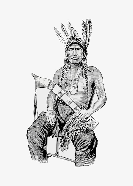 Download Free Vector | Native american man