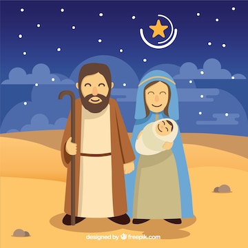 Free Vector | Nativity scene background