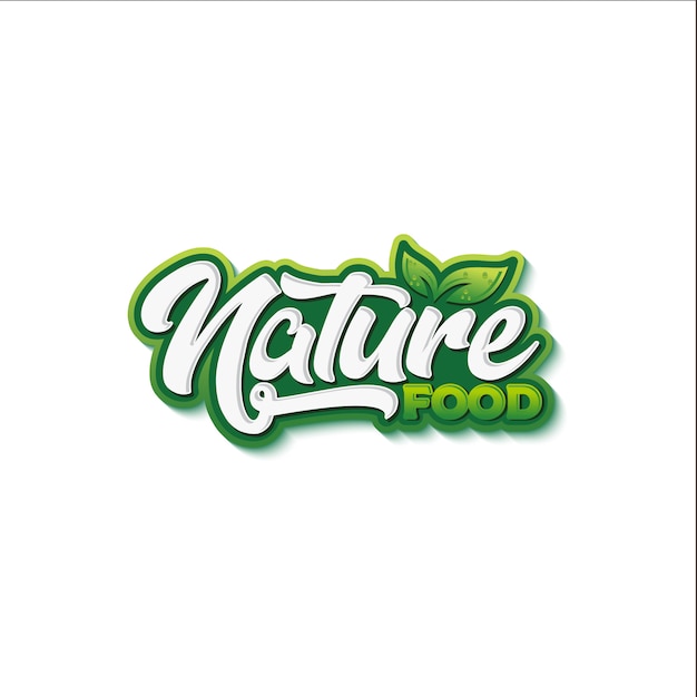 WordPress Website Maker - natural food typography logo design 106244 109