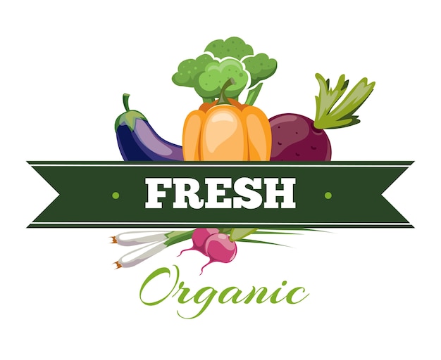 Download Free Natural Fresh Food Vegetables Logo Badge Premium Vector Use our free logo maker to create a logo and build your brand. Put your logo on business cards, promotional products, or your website for brand visibility.