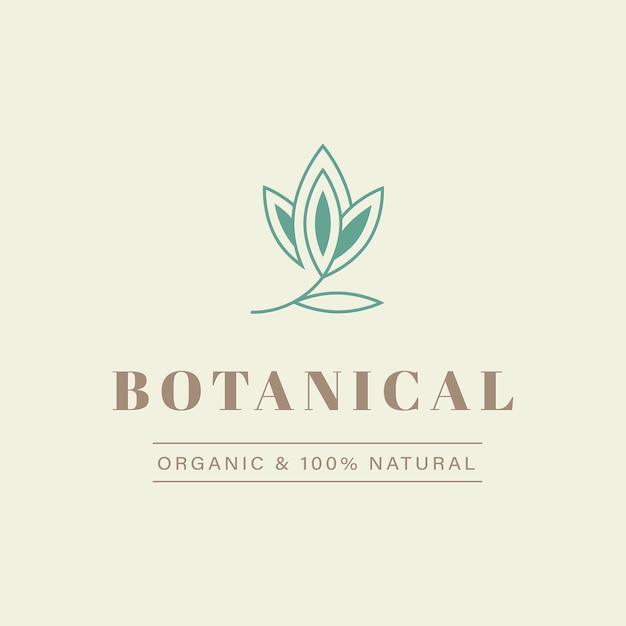 Download Free Download This Free Vector Natural And Organic Logo Design For Branding And Corporate Identity Use our free logo maker to create a logo and build your brand. Put your logo on business cards, promotional products, or your website for brand visibility.