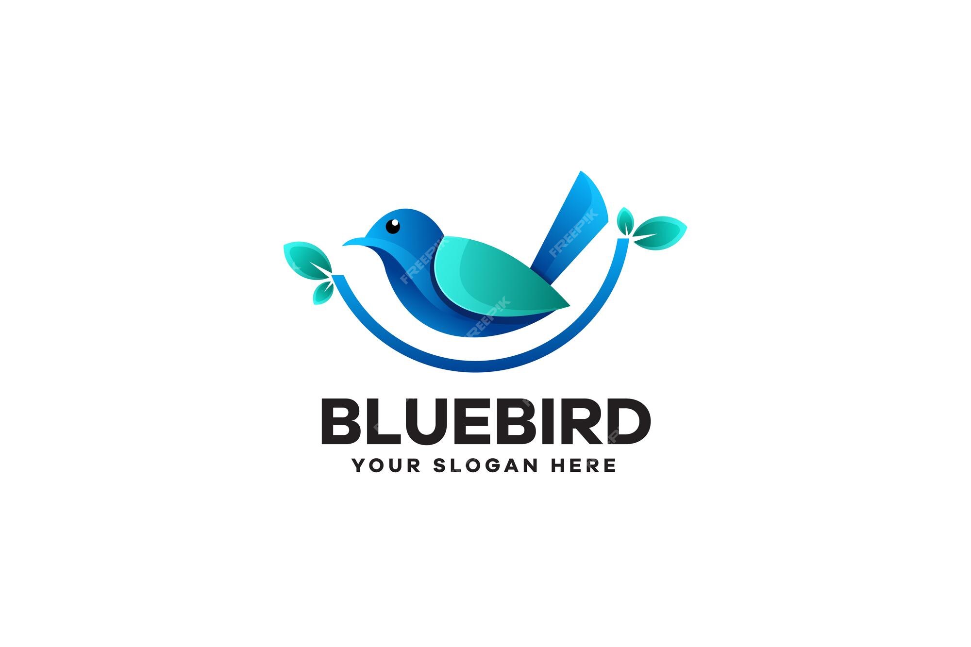 Premium Vector | Nature bird gradient logo