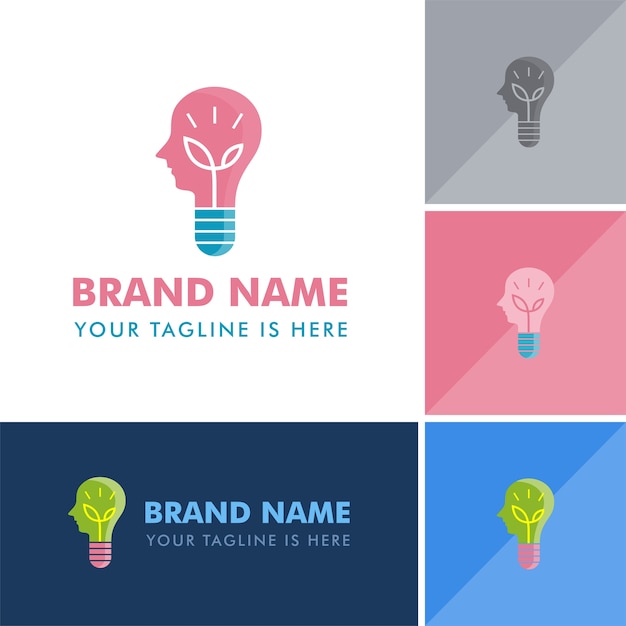 Download Free Nature Idea Bulb Logo Premium Vector Use our free logo maker to create a logo and build your brand. Put your logo on business cards, promotional products, or your website for brand visibility.