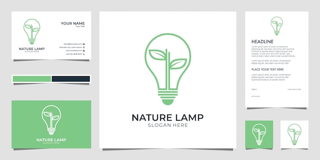 Download Free Nature Lamp Lighting Leaf Idea Creative Logo Design Business Use our free logo maker to create a logo and build your brand. Put your logo on business cards, promotional products, or your website for brand visibility.