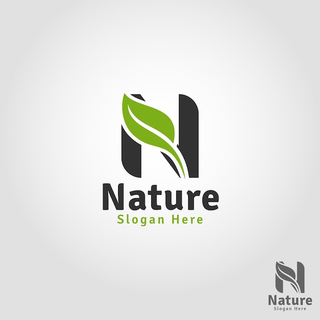 Download Free Nature Letter N Logo Template Premium Vector Use our free logo maker to create a logo and build your brand. Put your logo on business cards, promotional products, or your website for brand visibility.