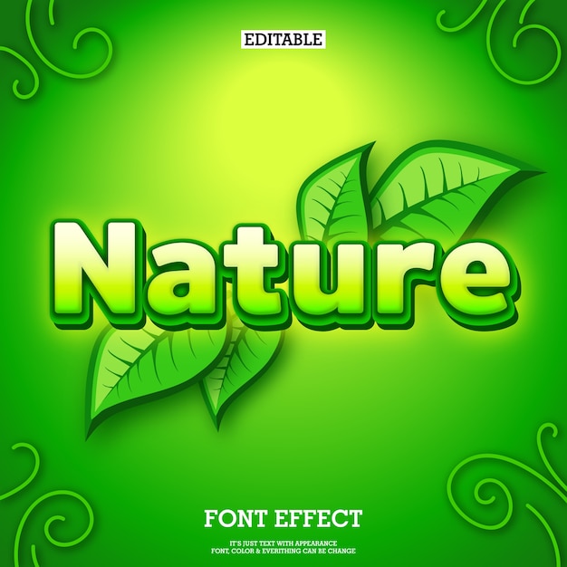 Download Free Nature Logo With Green Leaves And Logo Type Premium Vector Use our free logo maker to create a logo and build your brand. Put your logo on business cards, promotional products, or your website for brand visibility.