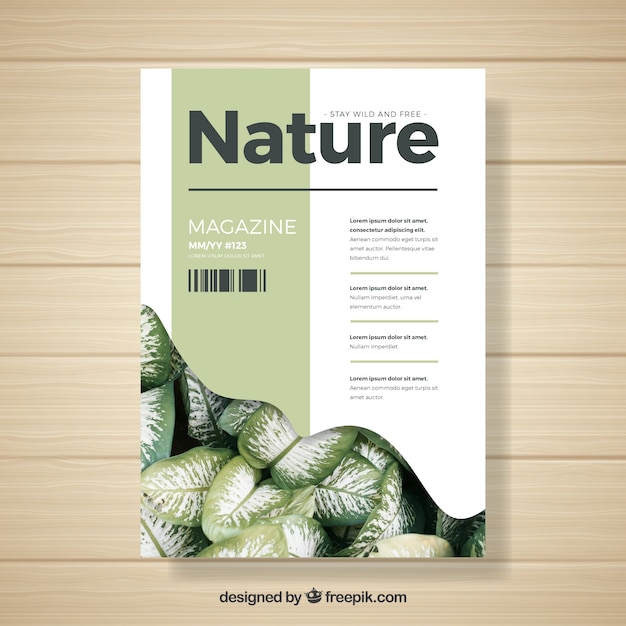 Download Free Nature Magazine Template Free Vector Use our free logo maker to create a logo and build your brand. Put your logo on business cards, promotional products, or your website for brand visibility.