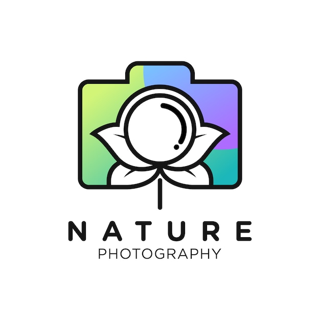 Download Free Nature Photography Simple Gradient Logo Design Premium Vector Use our free logo maker to create a logo and build your brand. Put your logo on business cards, promotional products, or your website for brand visibility.