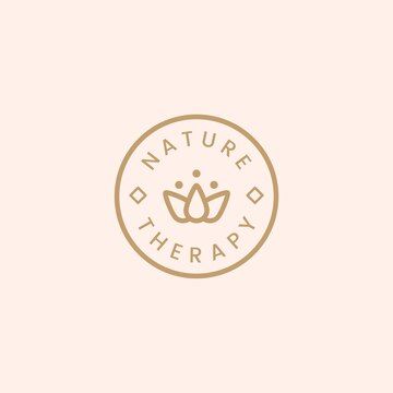 Free Vector | Nature therapy spa logo vector