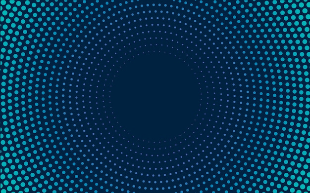 Navy gradient halftone background vector Free Vector