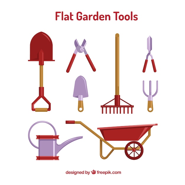 Download Necessary garden tools | Free Vector