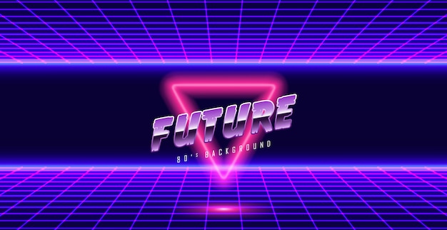 neon 80s style