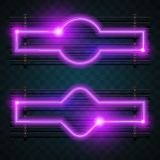 Premium Vector | Neon background design