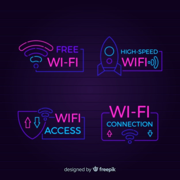 Download Free Neon Free Wifi Sign Collection Free Vector Use our free logo maker to create a logo and build your brand. Put your logo on business cards, promotional products, or your website for brand visibility.