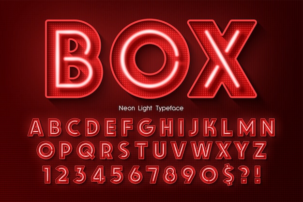 Neon Font Images Free Vectors Stock Photos Psd