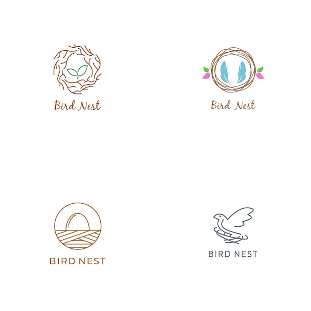 Nest logo | Premium Vector