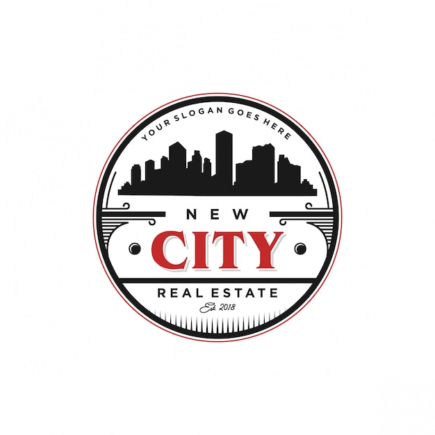 Premium Vector New City Logo Design