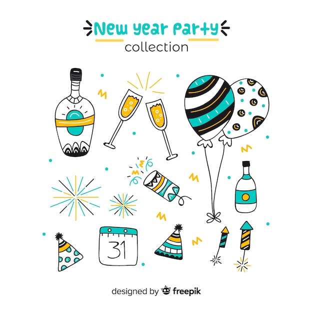Download Free New Year 2019 Party Elements Set Free Vector Use our free logo maker to create a logo and build your brand. Put your logo on business cards, promotional products, or your website for brand visibility.