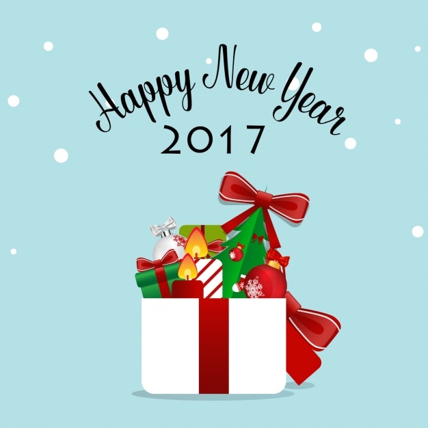 Free Vector | New year background design