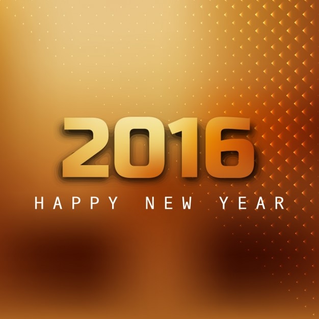 New year card in golden style
