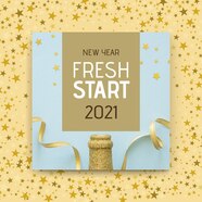 Free Vector New Year Card Template