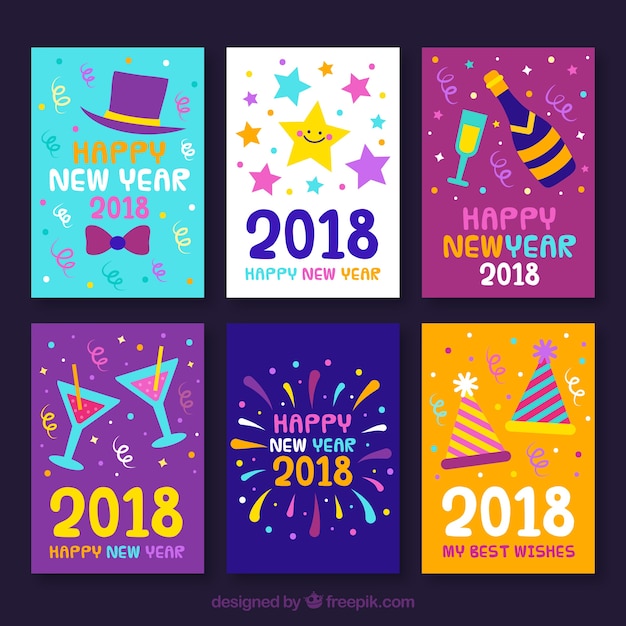New year card | Free Vector