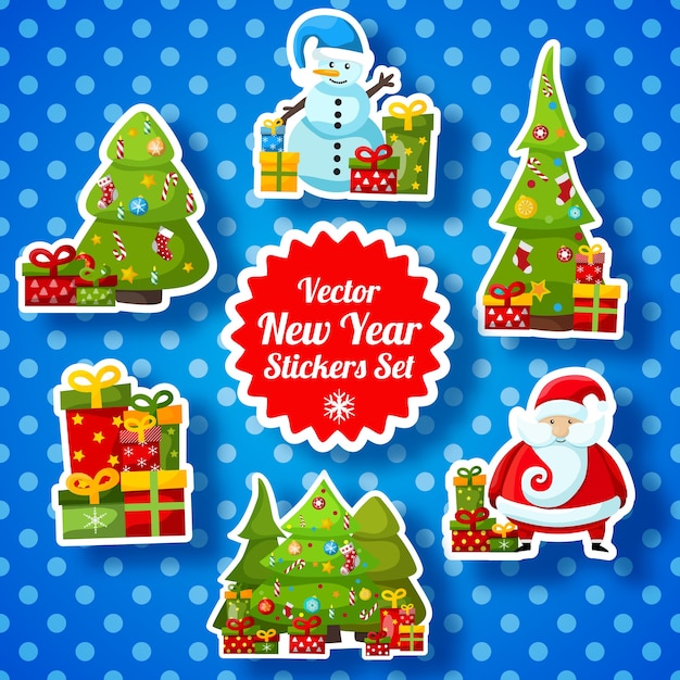 free stickers for new year