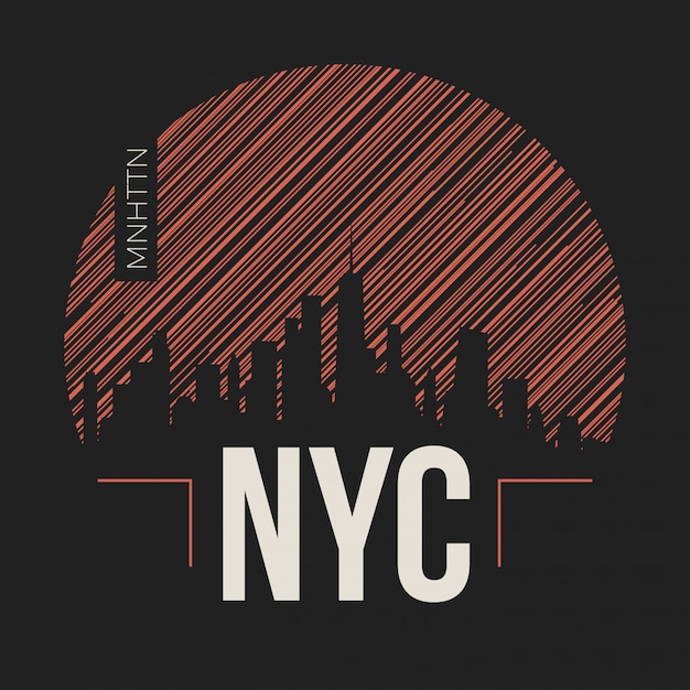 Premium Vector | New york city label