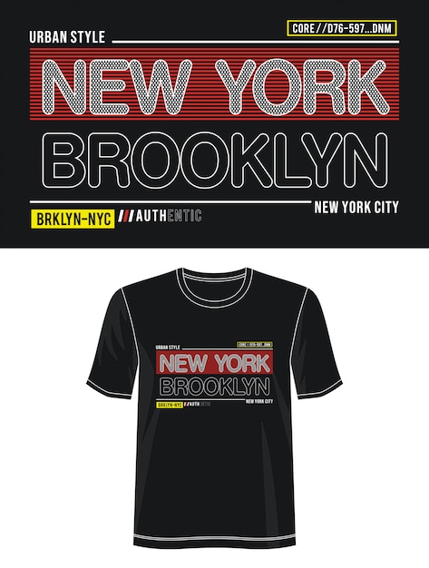 Premium Vector | New york typography for print t shirt