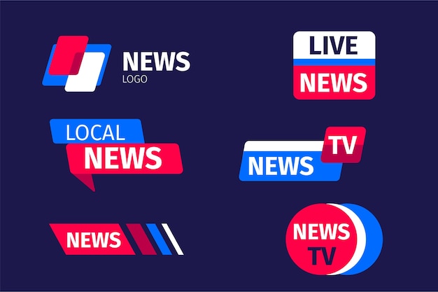 Download Free News Logo Collection Concept Free Vector Use our free logo maker to create a logo and build your brand. Put your logo on business cards, promotional products, or your website for brand visibility.