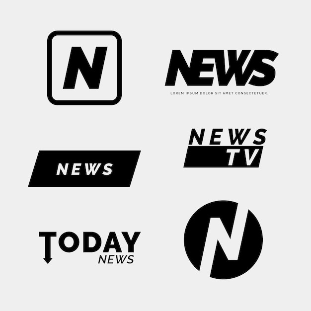 Download Free News Logo Collection Free Vector Use our free logo maker to create a logo and build your brand. Put your logo on business cards, promotional products, or your website for brand visibility.