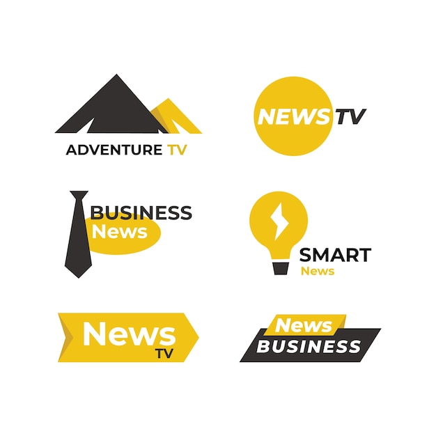 Download Free Download Free News Logo Set Vector Freepik Use our free logo maker to create a logo and build your brand. Put your logo on business cards, promotional products, or your website for brand visibility.