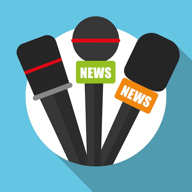 Premium Vector | News media and broadcasting