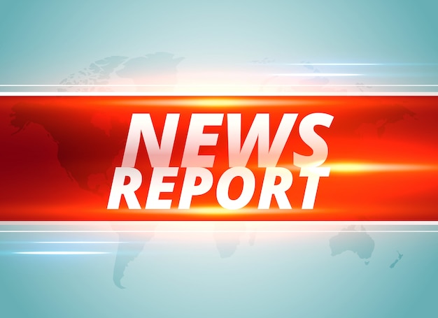 News report concept background design | Free Vector