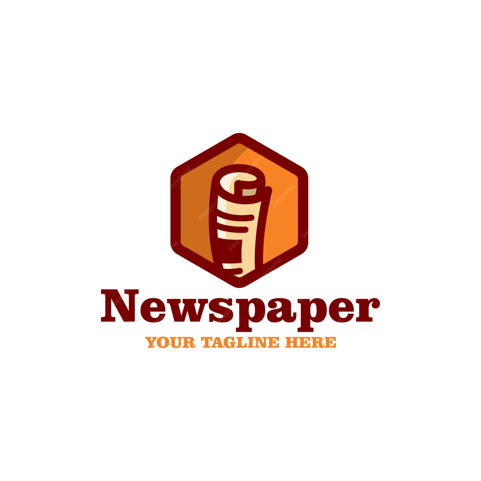 Premium Vector Newspaper logo