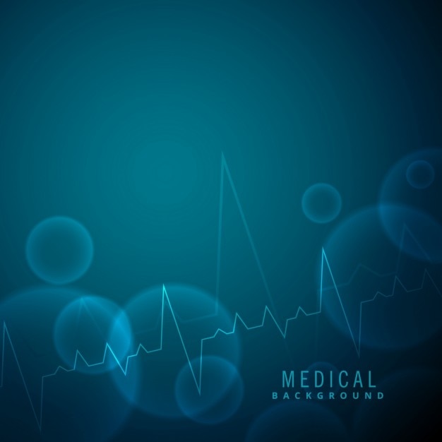 Nice blue background about medical\
science
