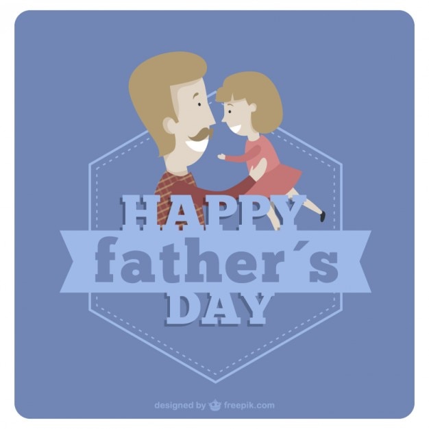 Download Free Vector | Nice father's day card