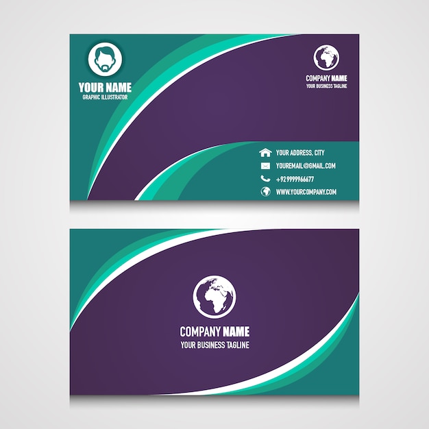 Premium Vector | Nice name card design for your business