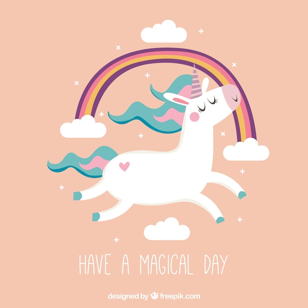 Download Free Nice Vintage Background Of Unicorn And Rainbow With Text Have A Use our free logo maker to create a logo and build your brand. Put your logo on business cards, promotional products, or your website for brand visibility.