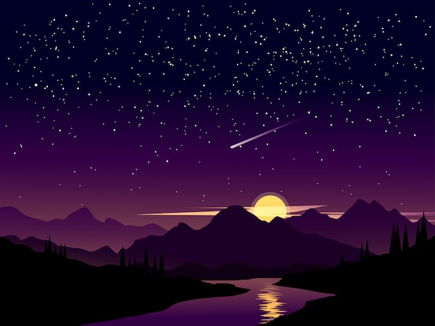 night star landscape lights