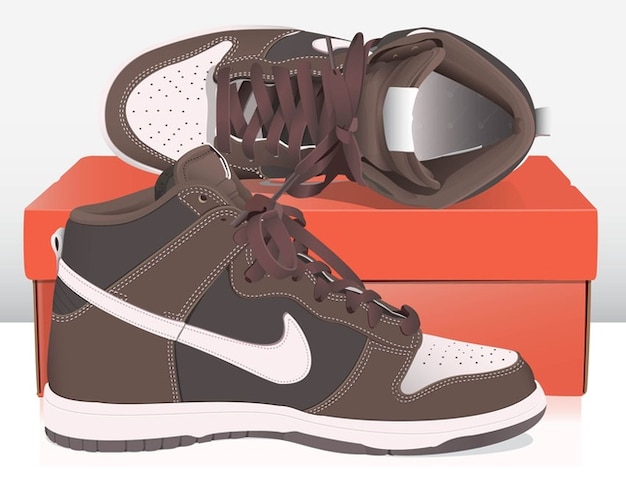 Download Nike basket shoes Vector | Free Download