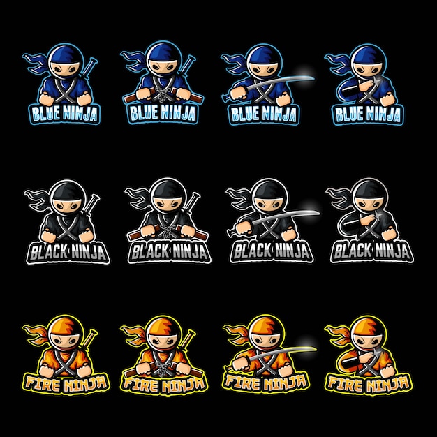 Download Free Ninja Character For Esports Logo Premium Vector Use our free logo maker to create a logo and build your brand. Put your logo on business cards, promotional products, or your website for brand visibility.